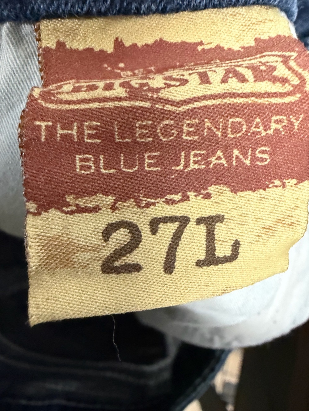 Big Star Sweet Boot Jeans Y2K Low Rise Distressed Flap Pocket 27 - Picture 8 of 9
